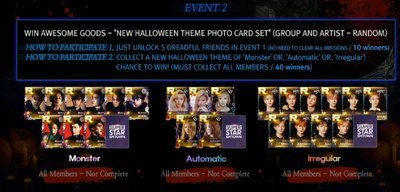 💖 燦烈 2018 SUPERSTAR SMTOWN 萬聖節活動抽選卡