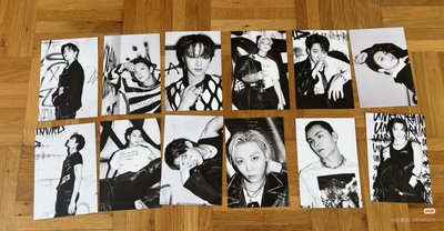 正五黑膠 單小卡+明信片一套