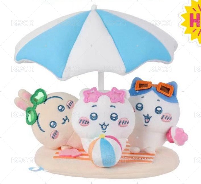 快閃限定 夏日場景毛絨擺件