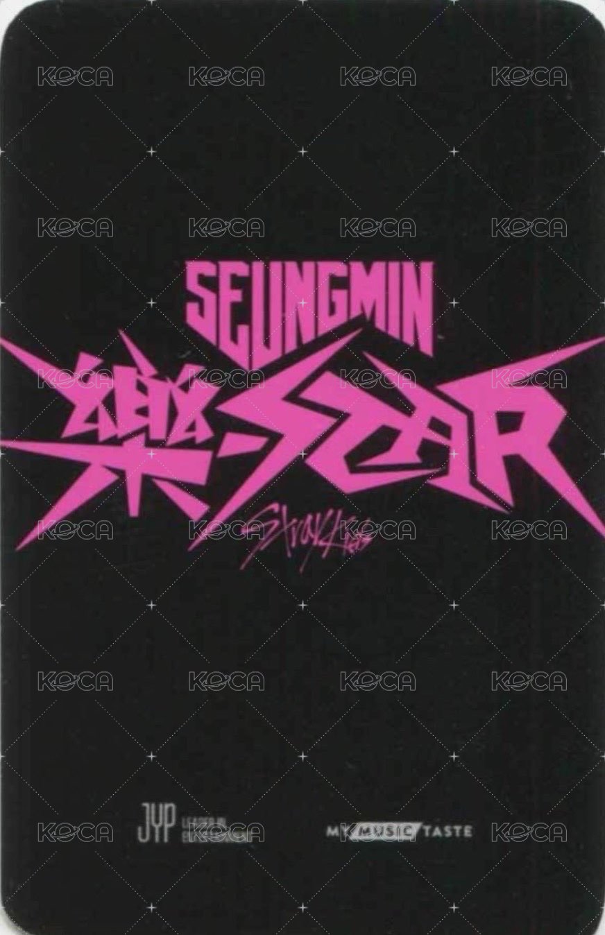 樂-STAR mmt 特典卡  背面