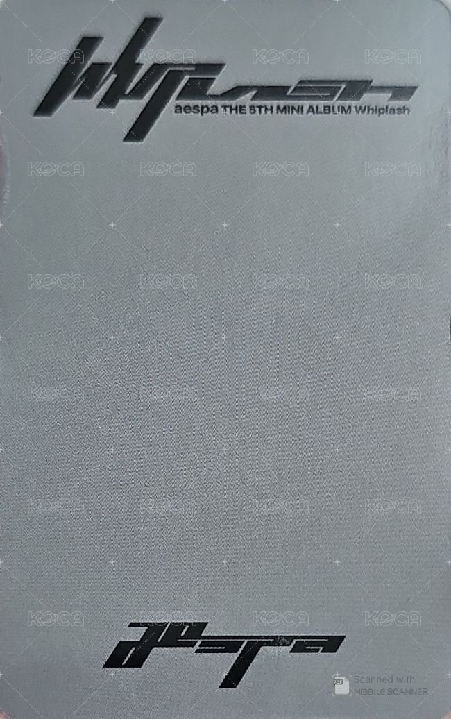 Whiplash 華納 特典卡 預售柚 背面