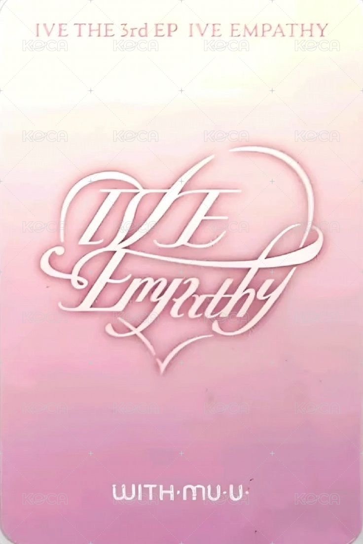 IVE EMPATHY wm 1.0 簽售卡  背面