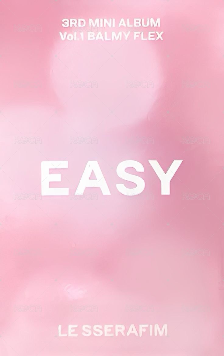 EASY 專輯卡 Vol.1 專卡 背面