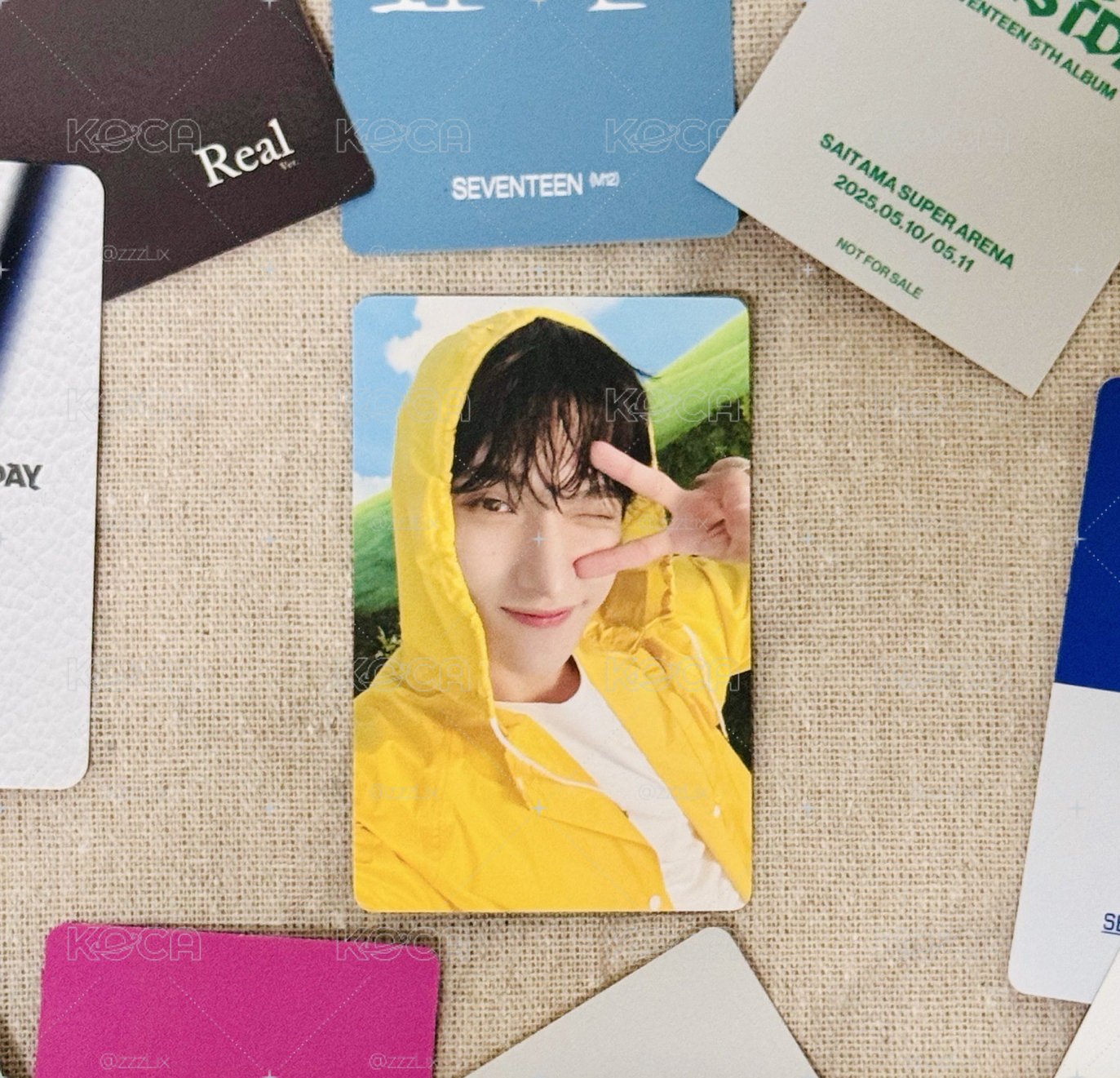 SEVENTEEN 碩珉 DK MINI11克拉盤小卡  雨衣