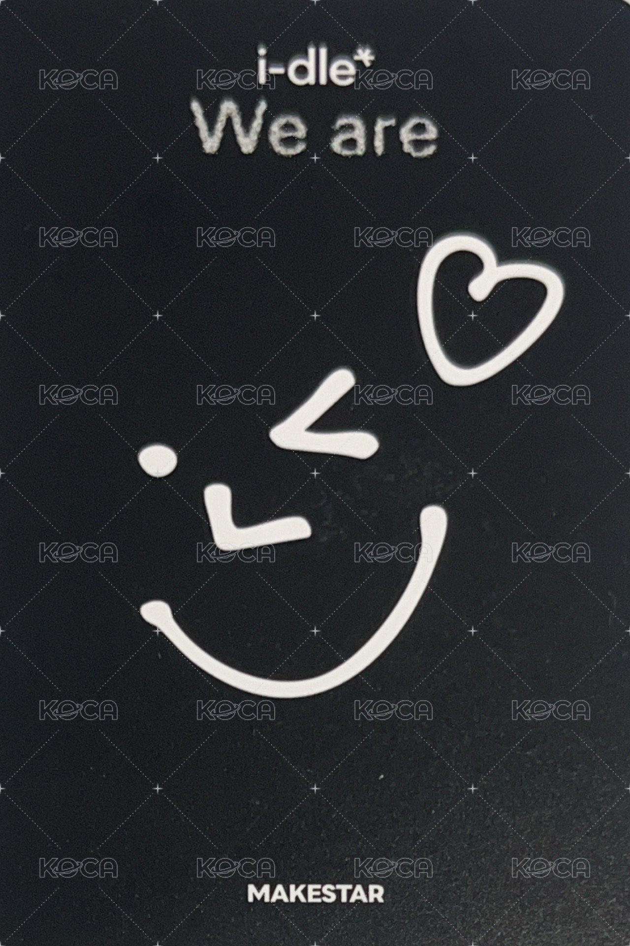 We are ms 5.0 幸運卡  背面