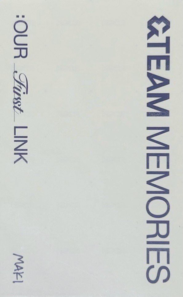 回憶錄 周邊卡  背面