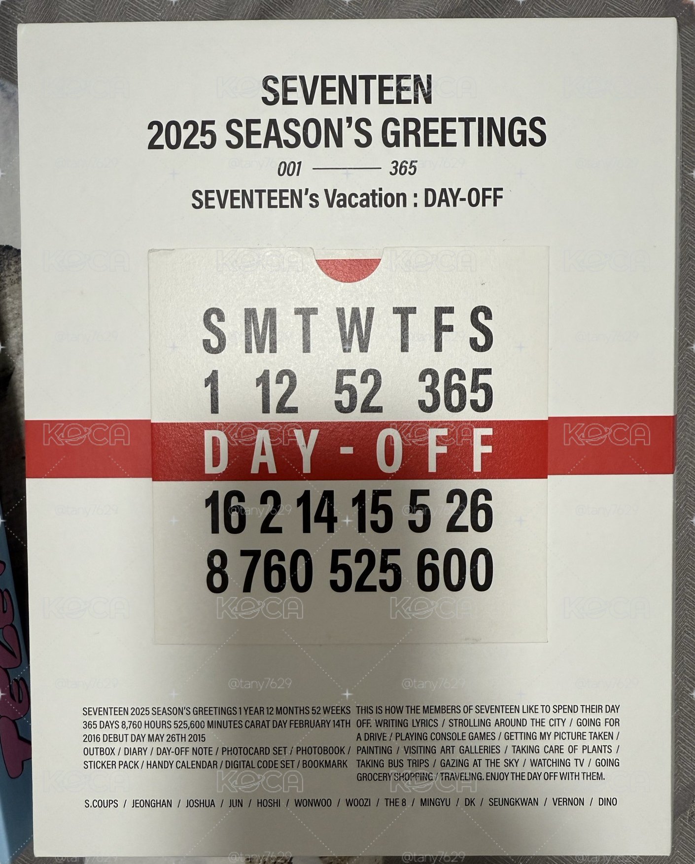 SVT💎2025年曆