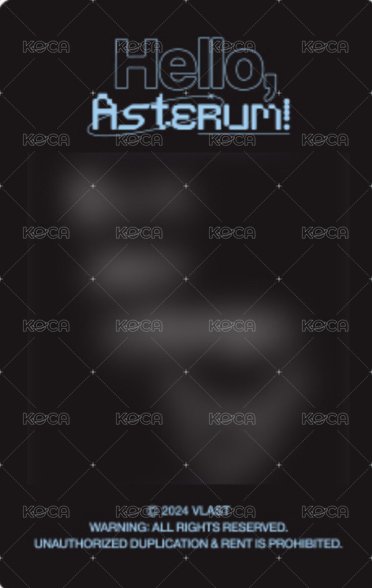 初演唱會 周邊卡 四月卡包 背面