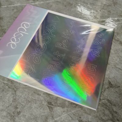 aespa 手燈鐳射貼紙 KARINA 