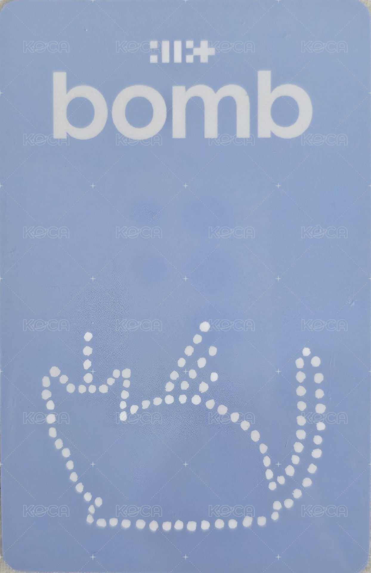 bomb yzy 1.0 幸運卡  背面