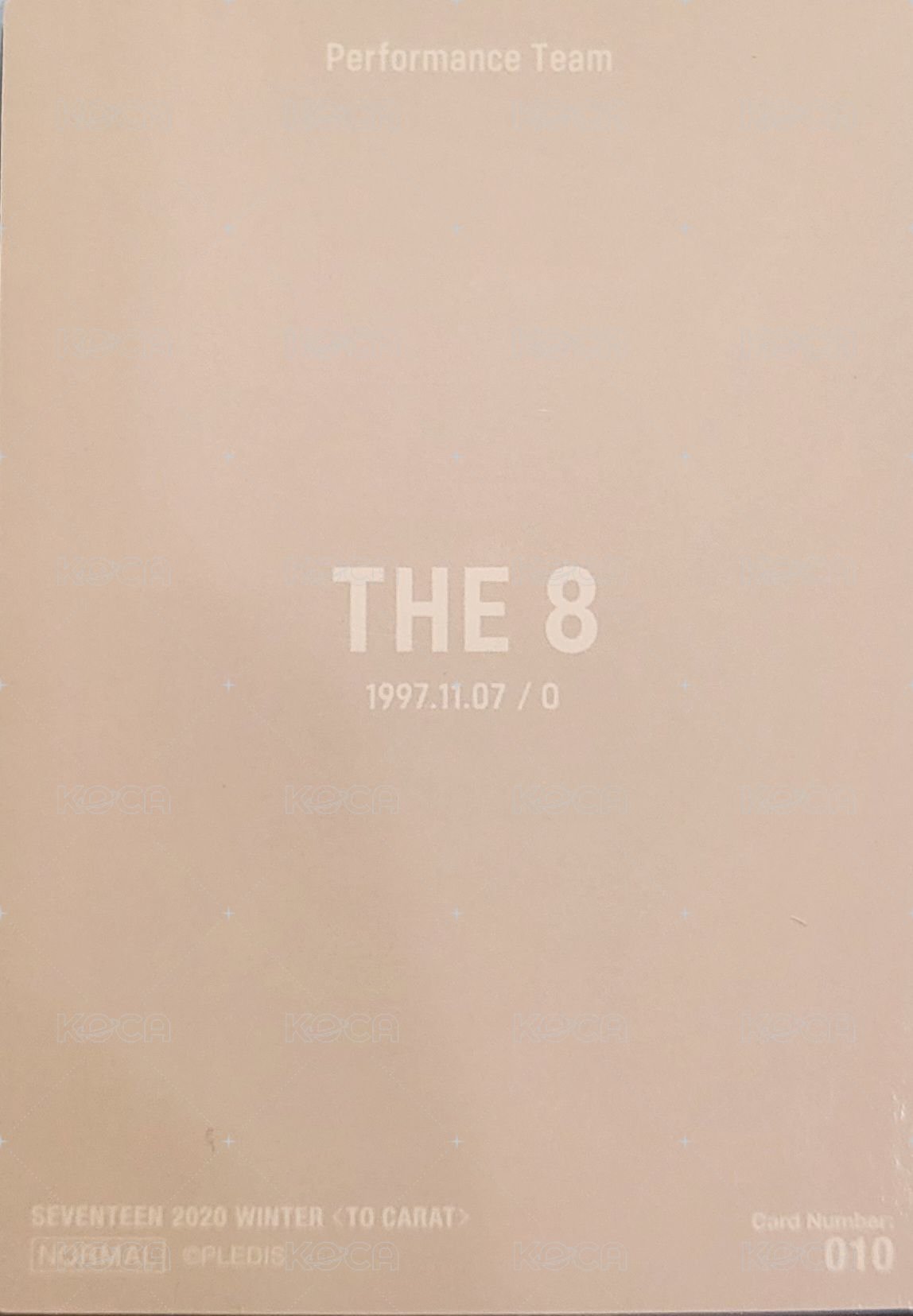 OTY演唱會 隨機卡  背面