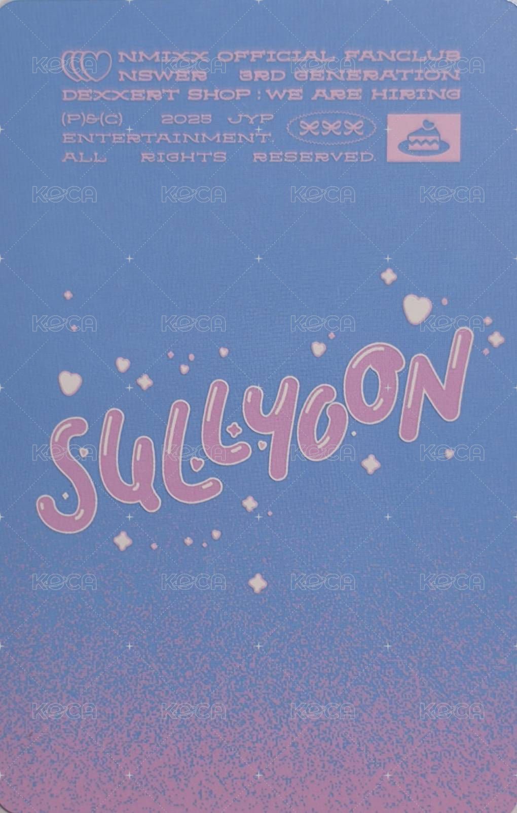 三期會員 會員禮卡 三期會員禮卡薛 背面