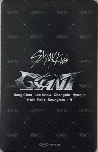 GIANT 入場卡 / 場限卡 大阪 12/07 背面