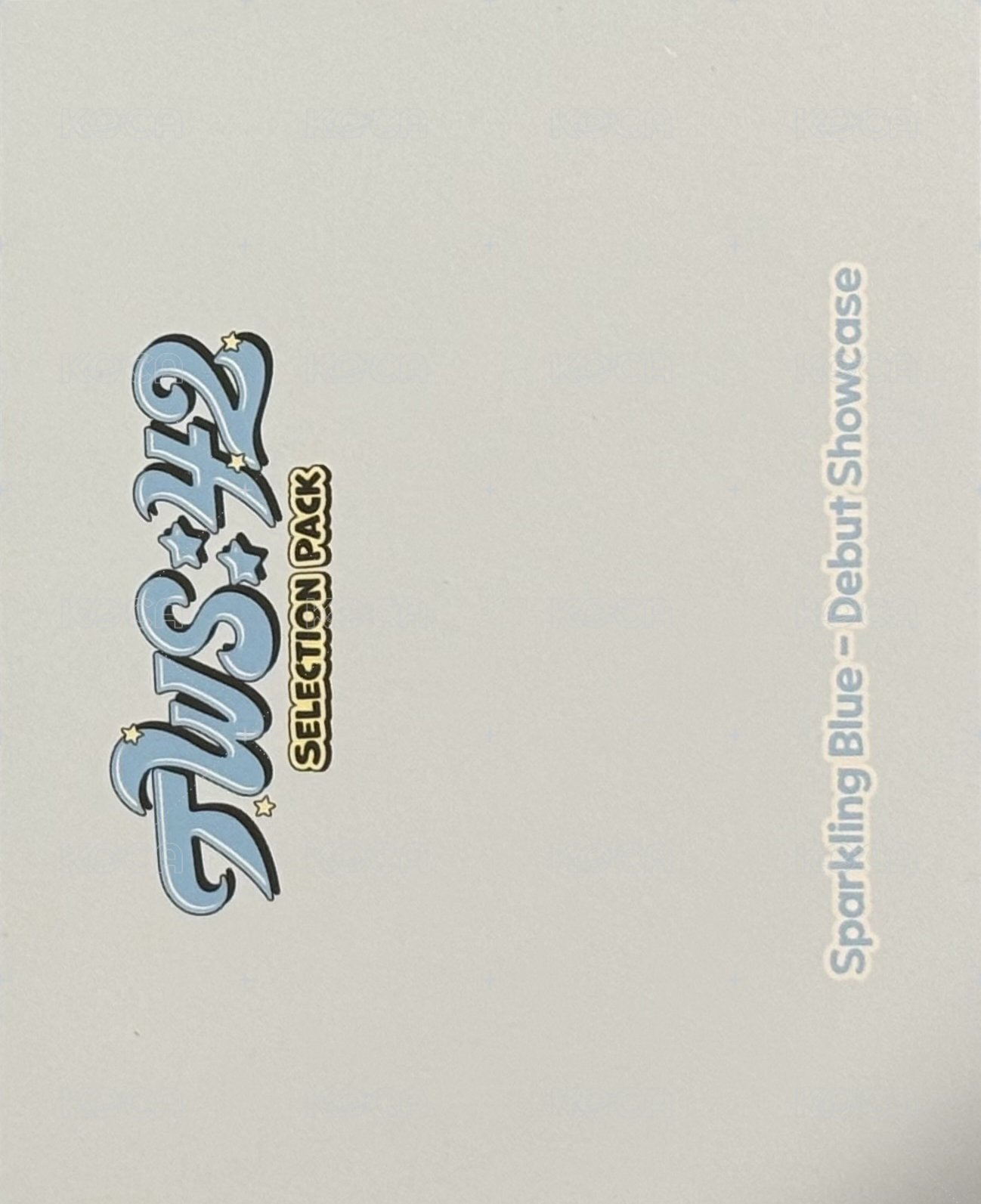 TWS:42 Selection Pack 周邊卡 團卡 背面