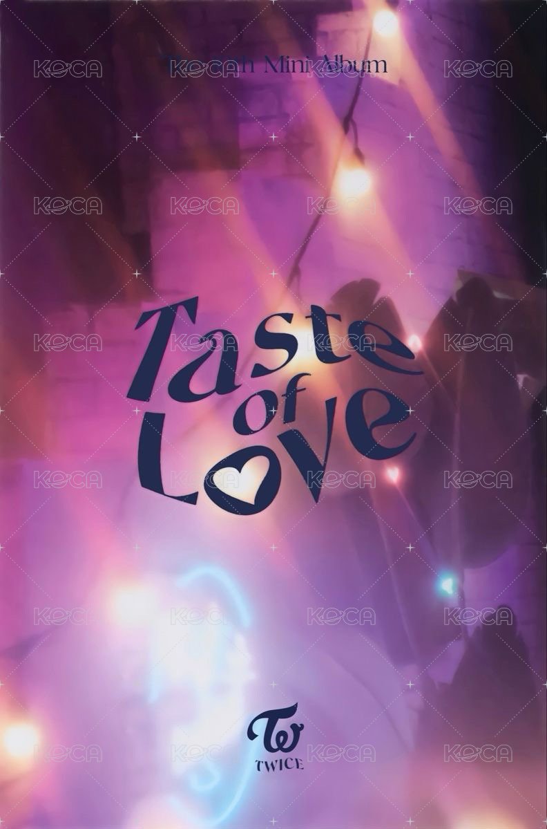 Taste of Love 專輯卡 預購禮 背面