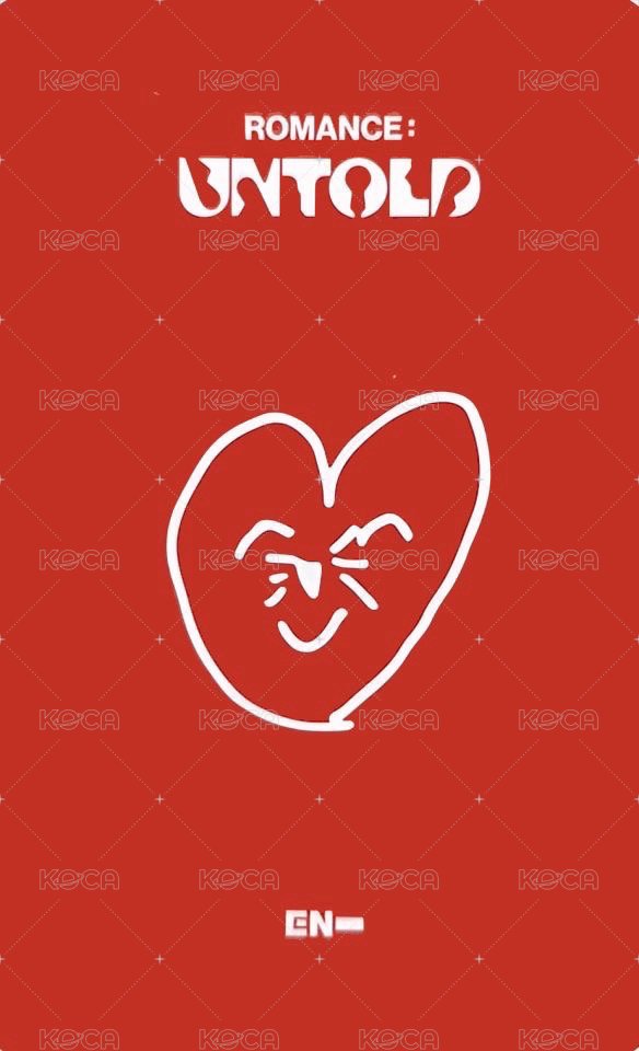 正二 專輯卡 ENGENE ver. 背面