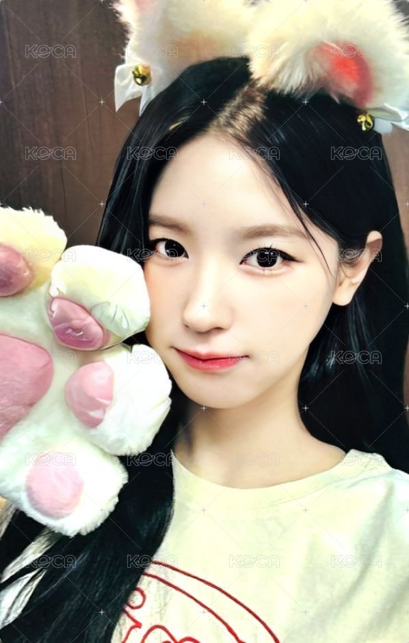 正規二 ms 簽售卡 貓爪麵 正面