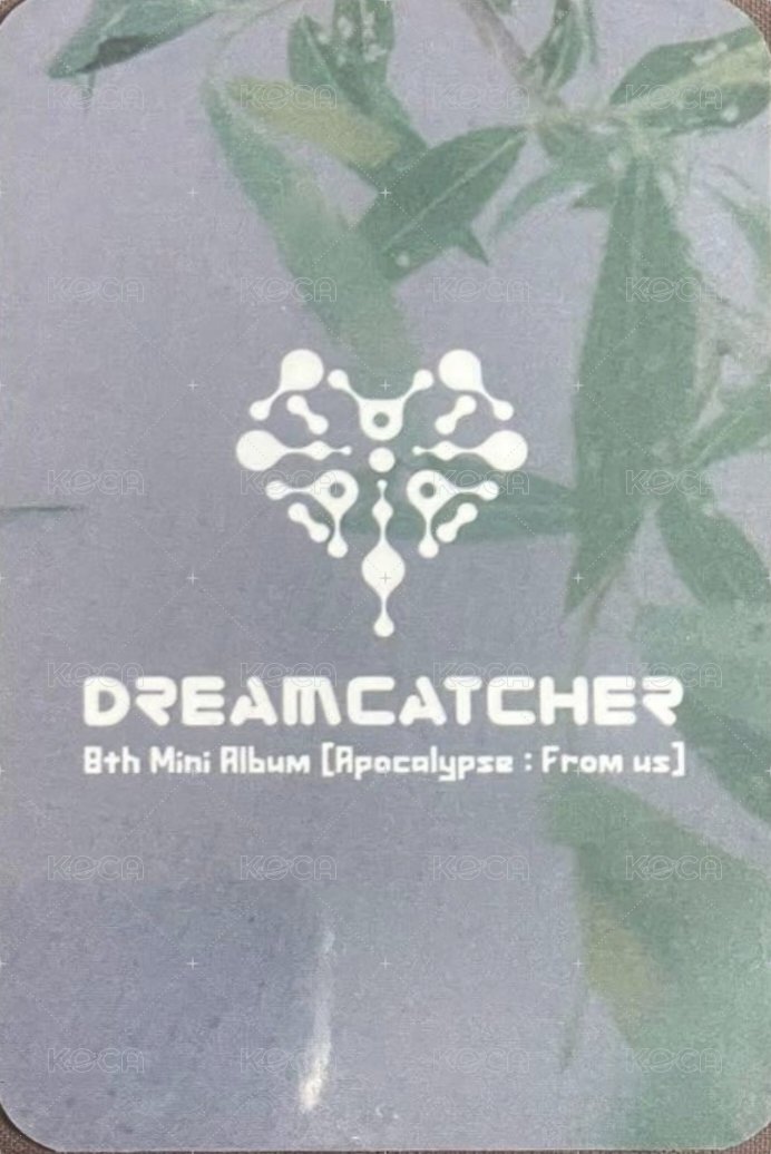 迷你八輯 打歌卡  背面