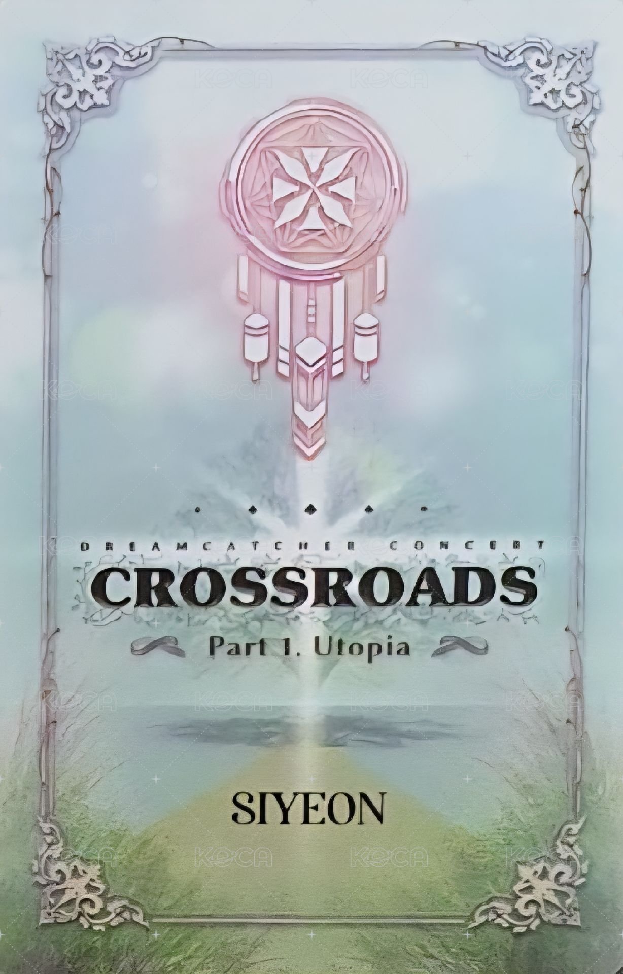 Crossroad線上演唱會 周邊卡  背面