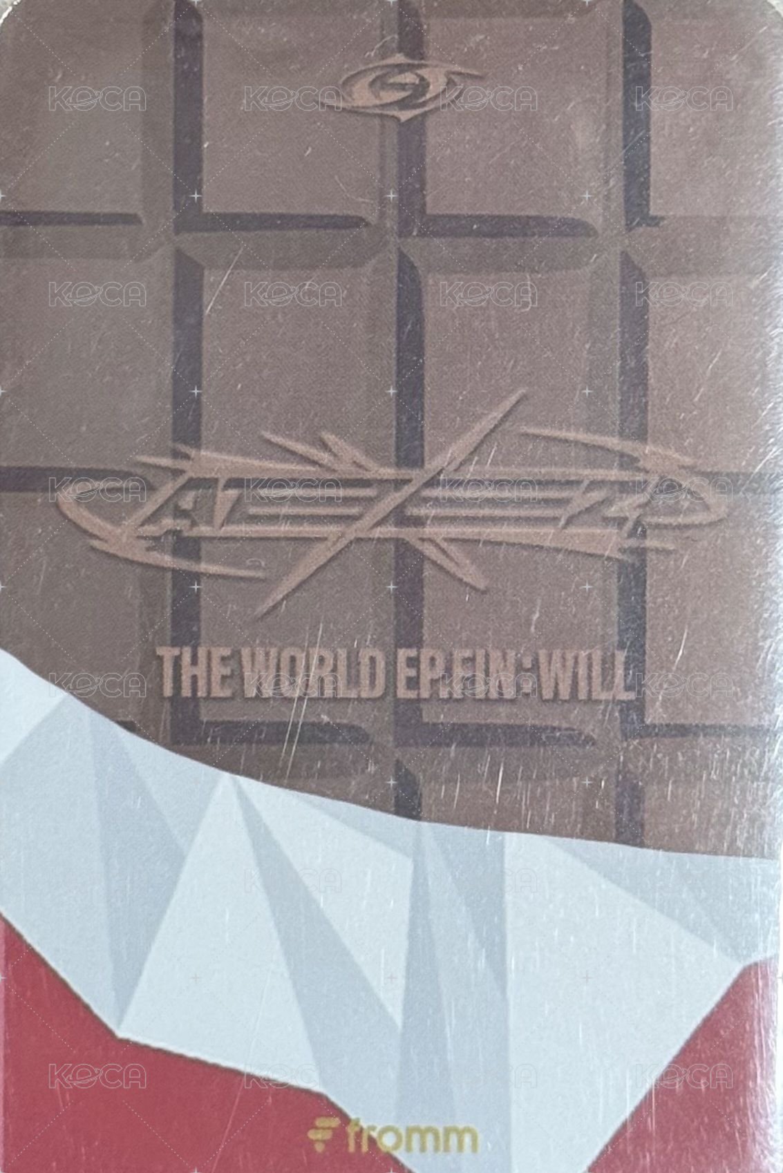 Will fromm 4.0 簽售卡 巧克力 ver. 背面