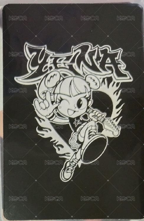 HATE XX 專輯卡 電子專 背面