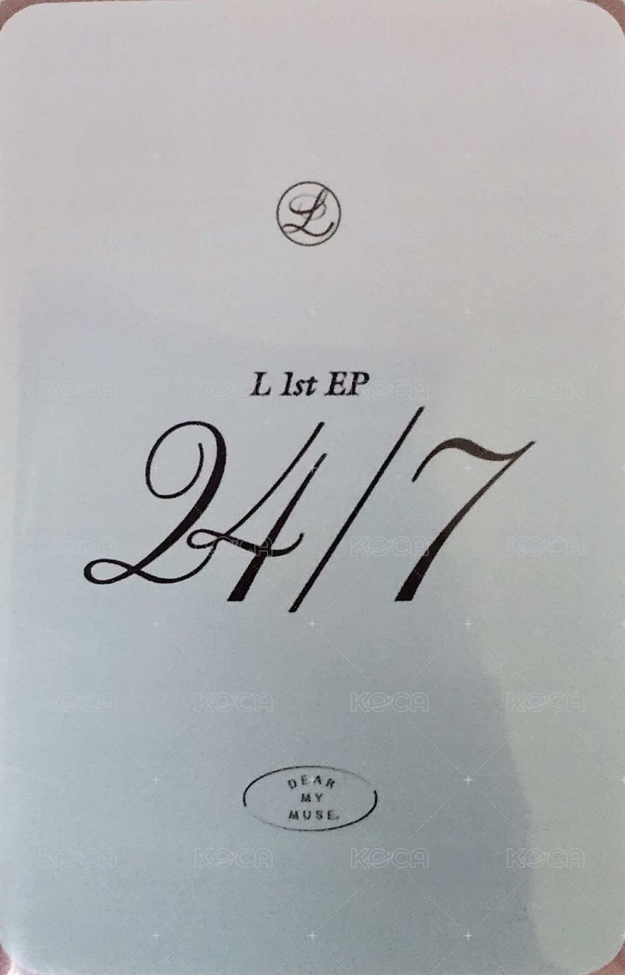 24/7 dmm 線下 2.0 簽售卡  背面