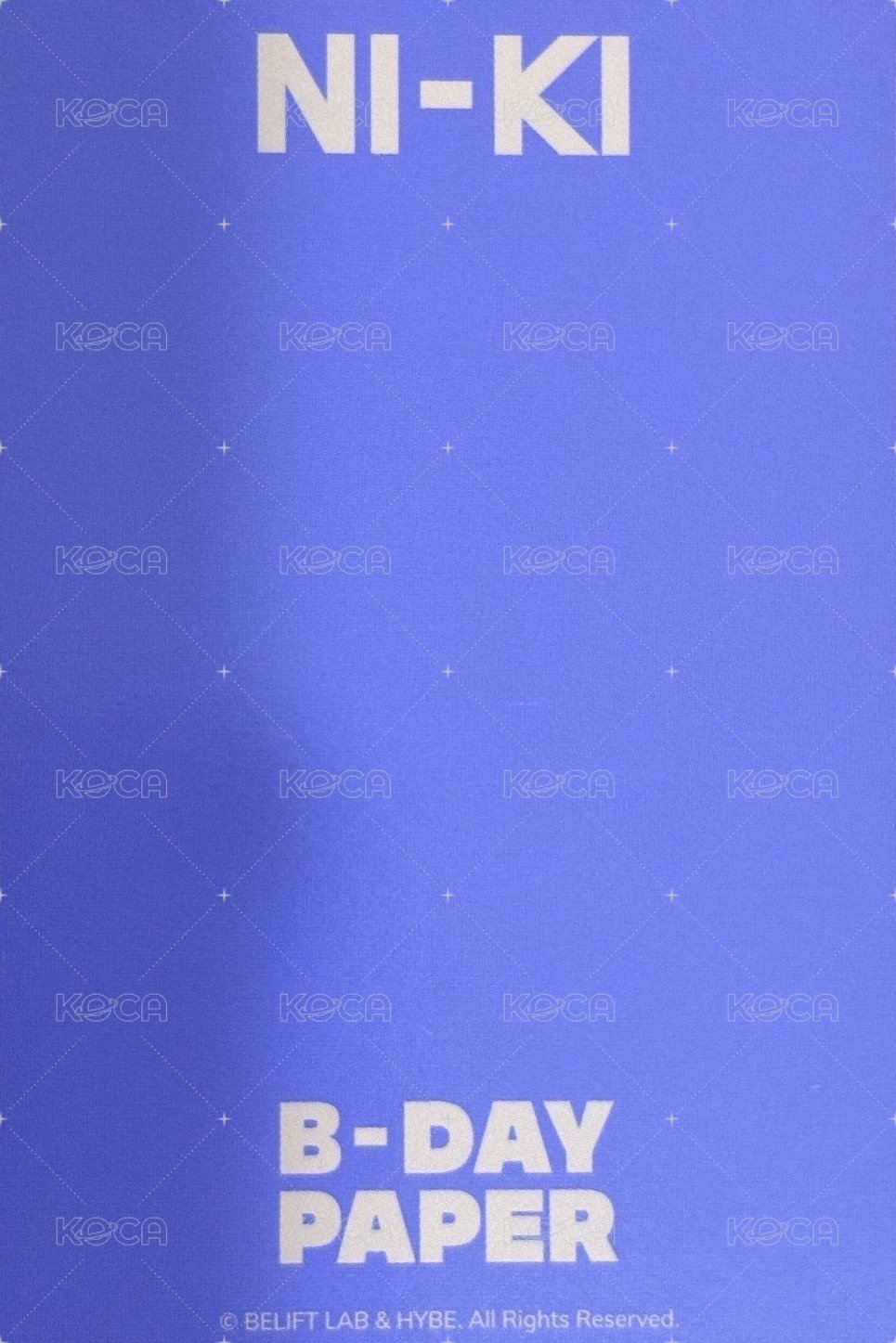 24生日禮盒 wvs 周邊卡  背面