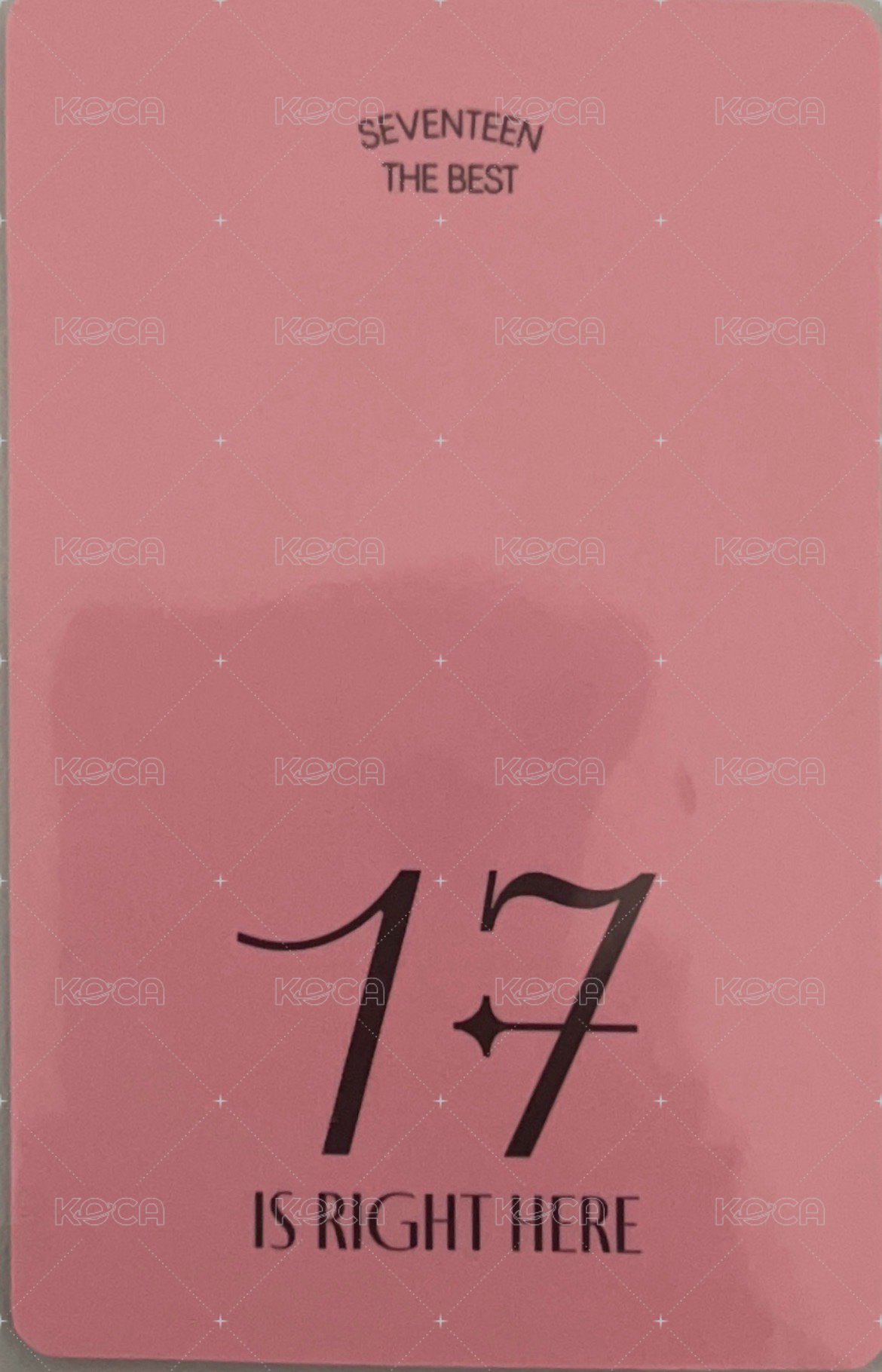 精選專 yzy E版 簽售卡  背面