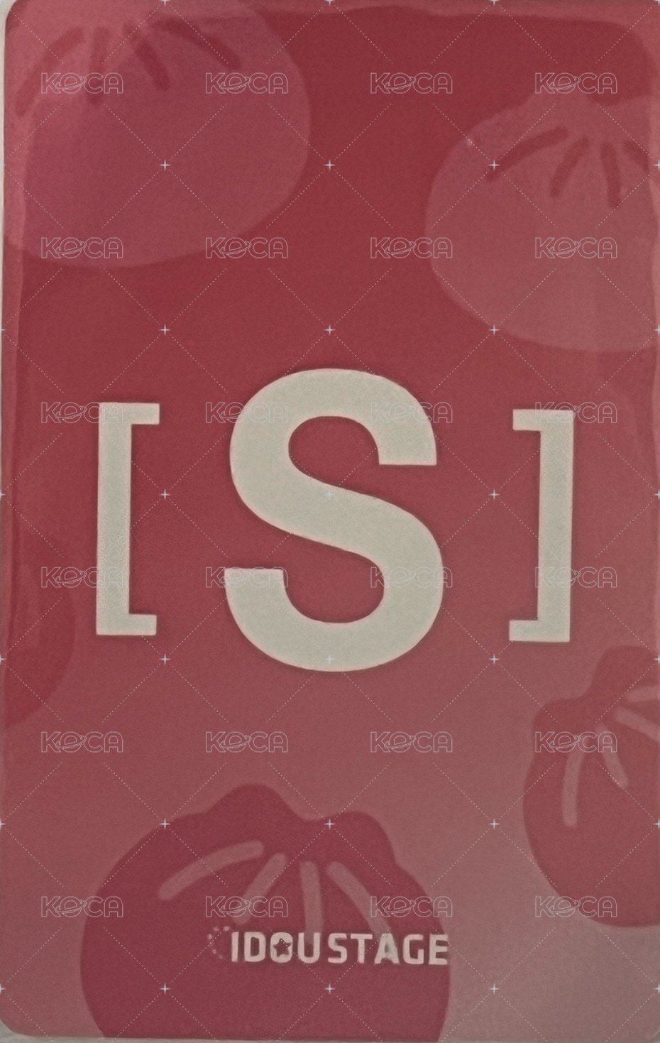 S 愛豆驛站 2.0 特典卡  背面