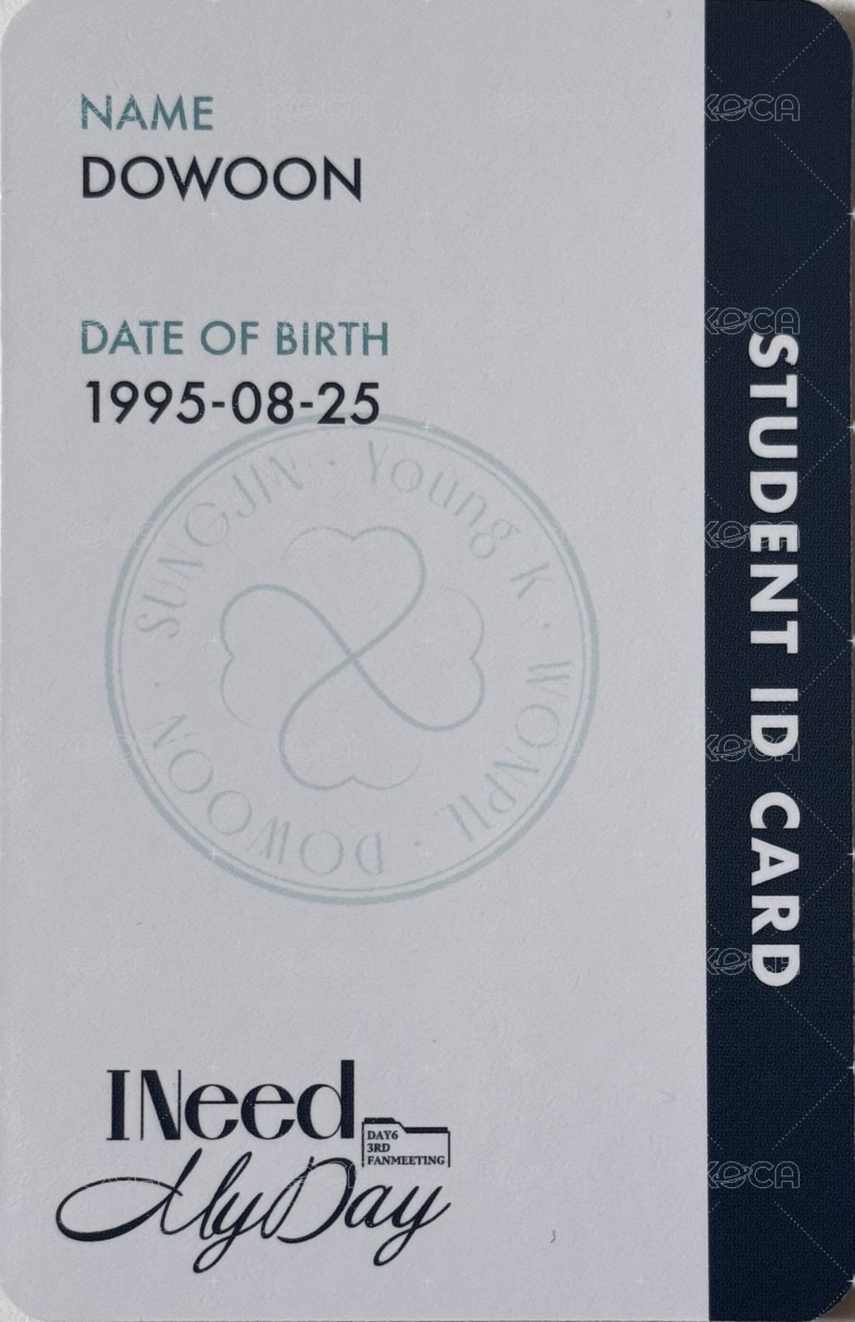 3RD FM Day1 入場卡 / 場限卡  背面
