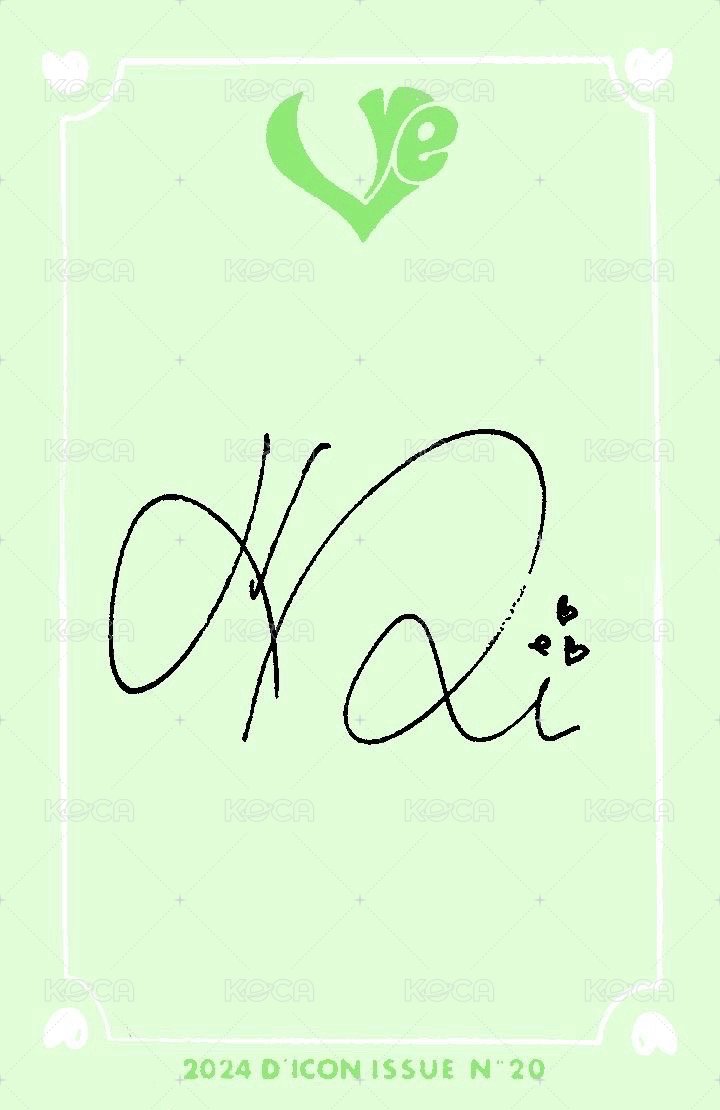 DICON 雜誌卡 A ver. 背面