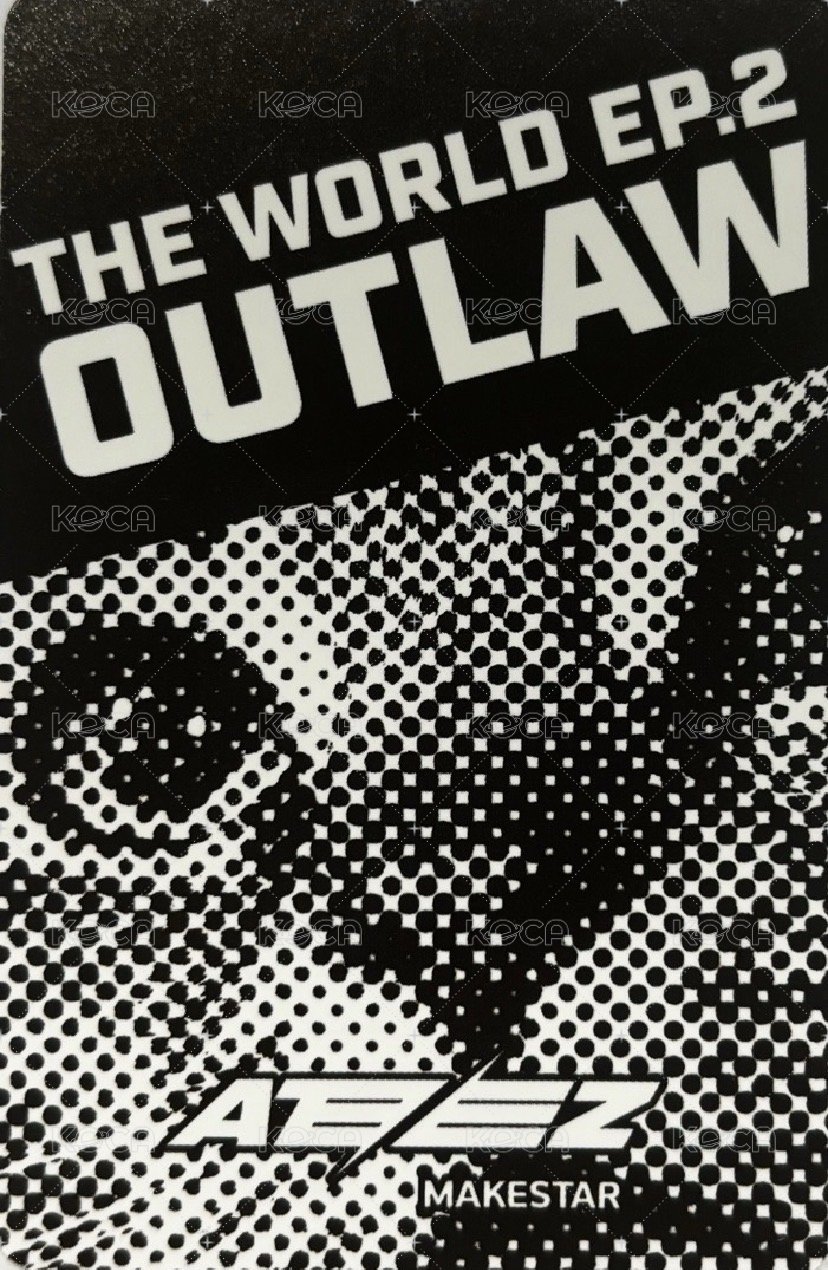 OUTLAW ms 3.0 特典卡 黑貓 ver. 背面