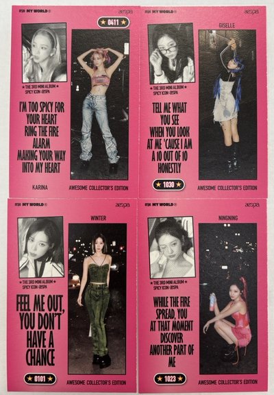 MyWorld Zine版 spicy ver.專卡一組