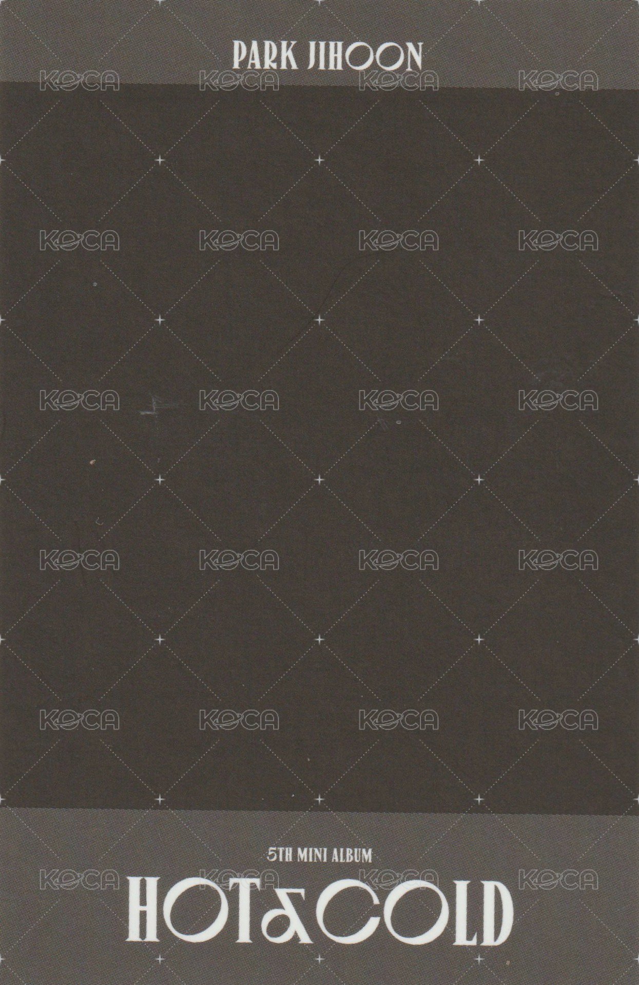 5th MINI yes24 簽售卡  背面