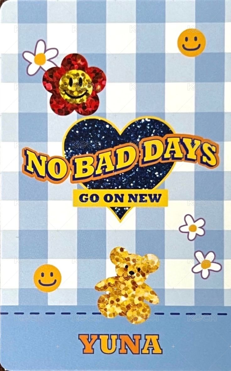 NO BAD DAYS 周邊卡 三月 背面