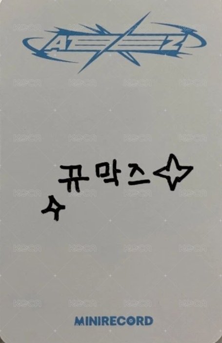 WILL MINIRECORD 1.0 Unit 幸運卡  背面