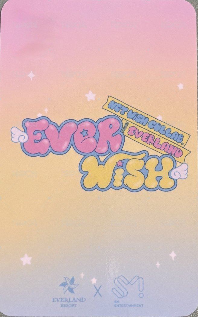 EVER WISH 入場卡 / 場限卡  背面