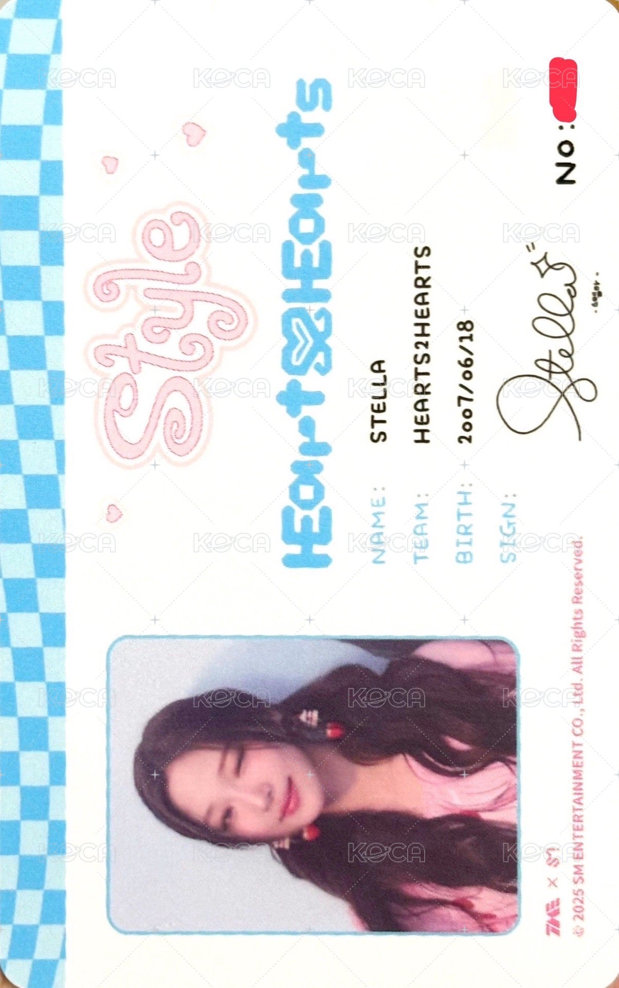 數單一 QQ音樂 星光卡 五星卡 背面