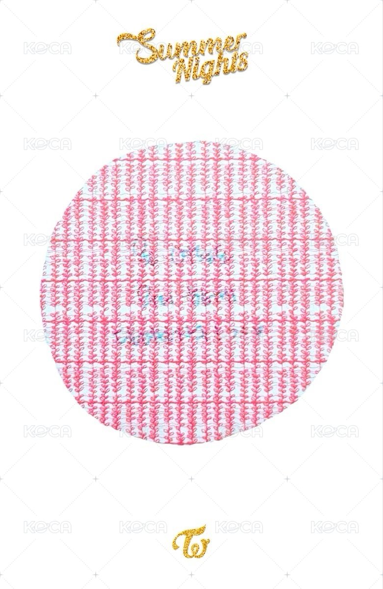 Summer Nights 專輯卡  背面