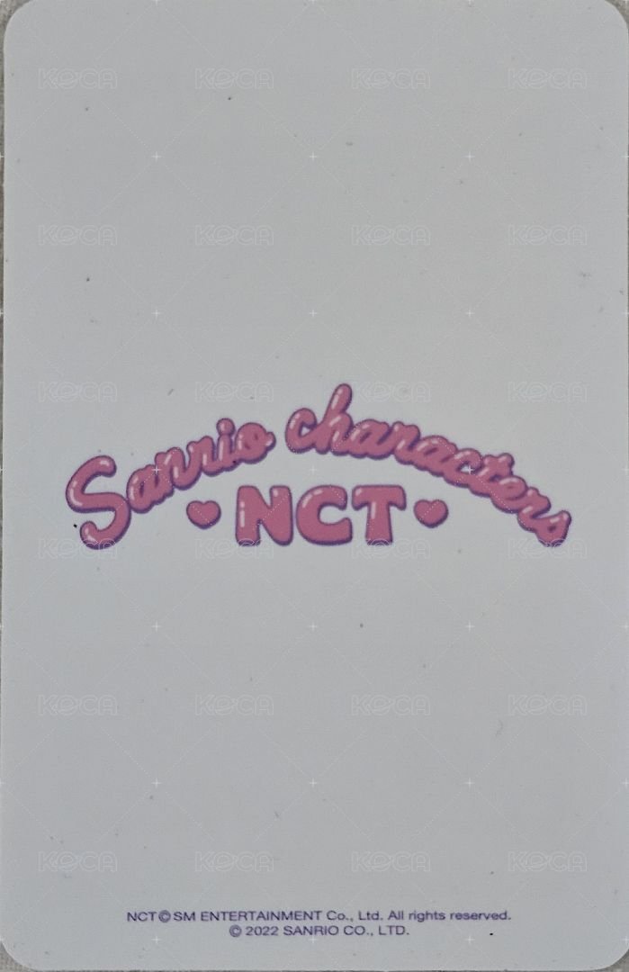 NCT時期 隨機卡 三麗鷗 背面