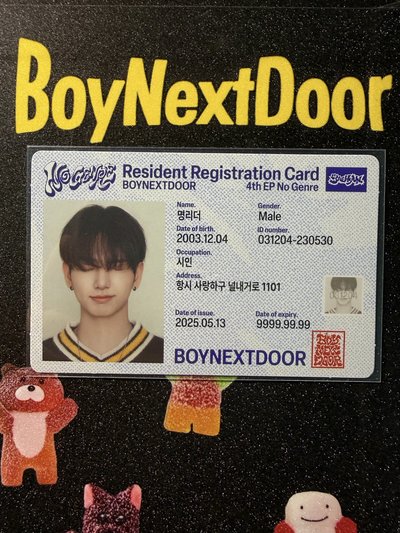 No genre 電子專卡+ID卡（已掃）