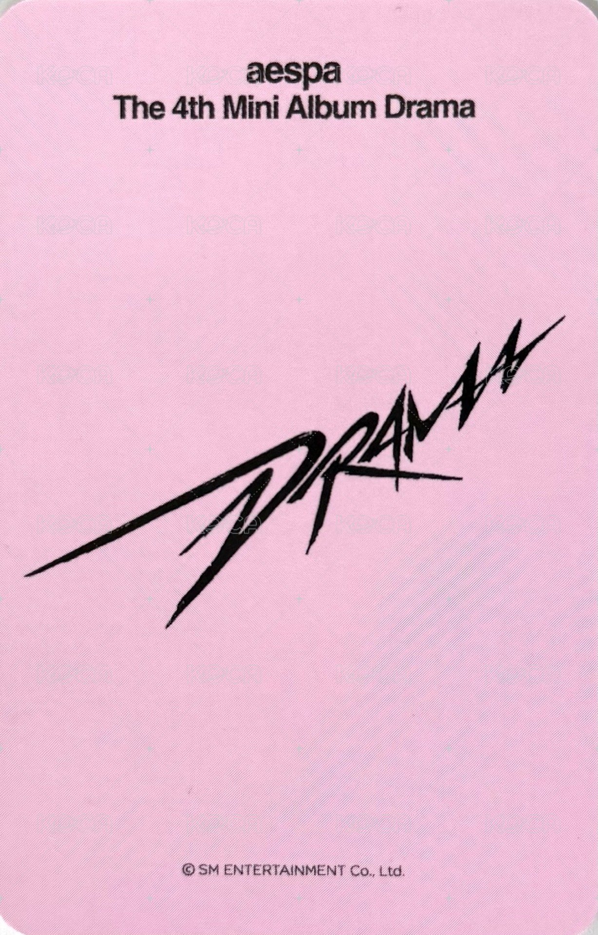 Drama wm 幸運卡 吉 背面