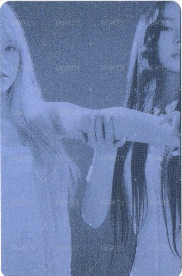 正規一 專輯卡 藍版電子專 背面