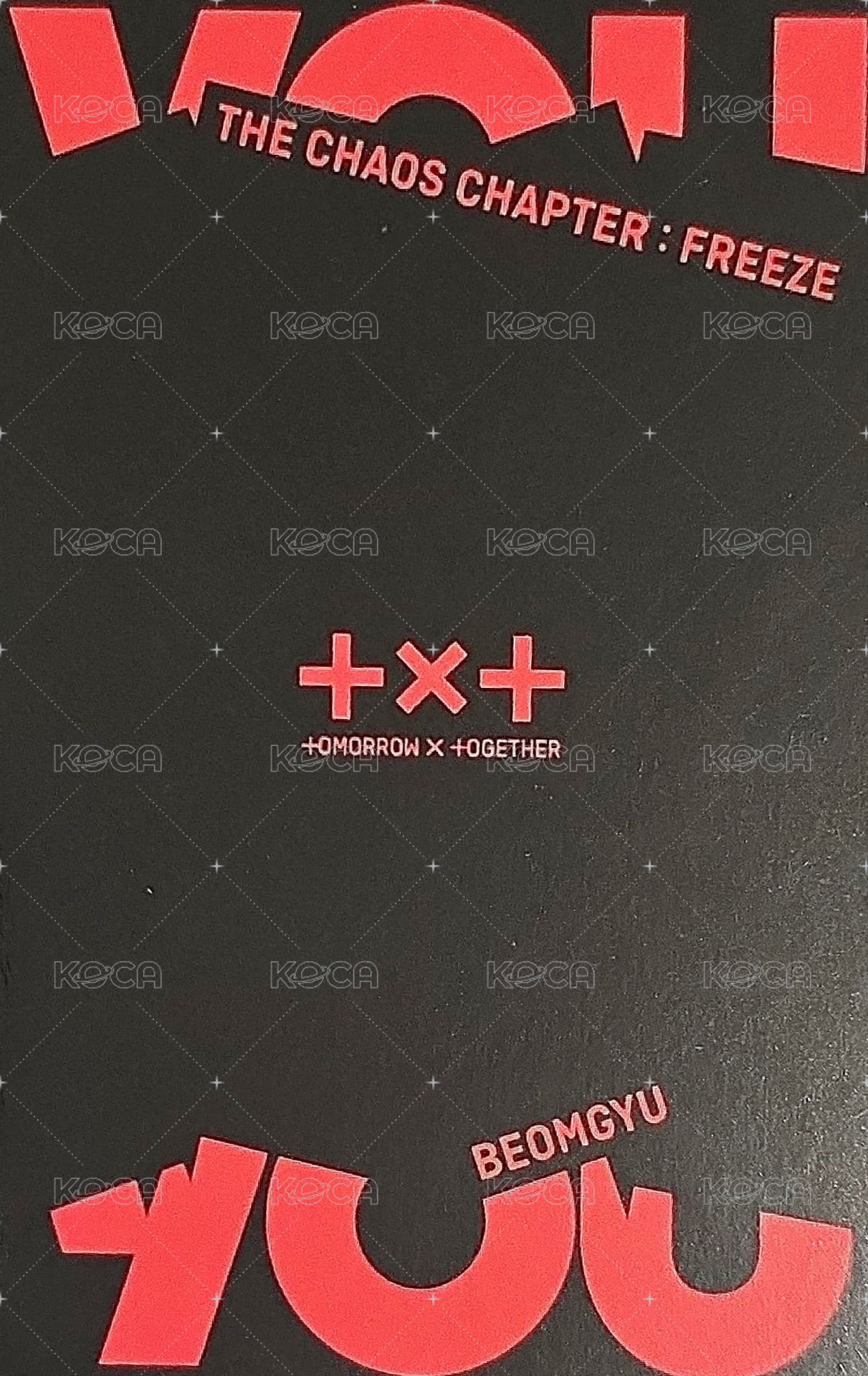 正二 專輯卡 You版 背面