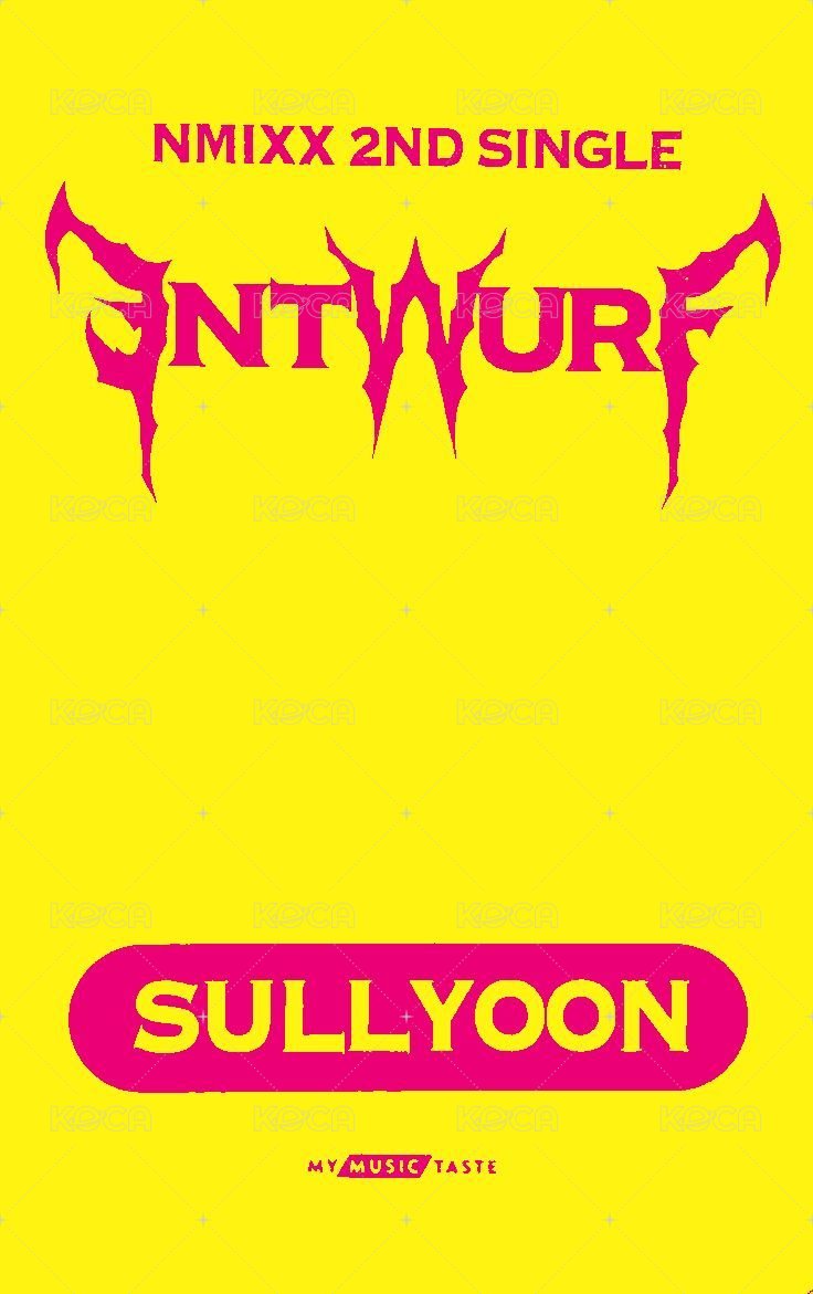 ENTWURF mmt 簽售卡  背面