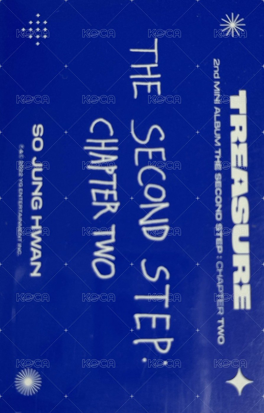 THE SECOND STEP:CHAPTER TWO 專輯卡 PB版（深藍） 背面