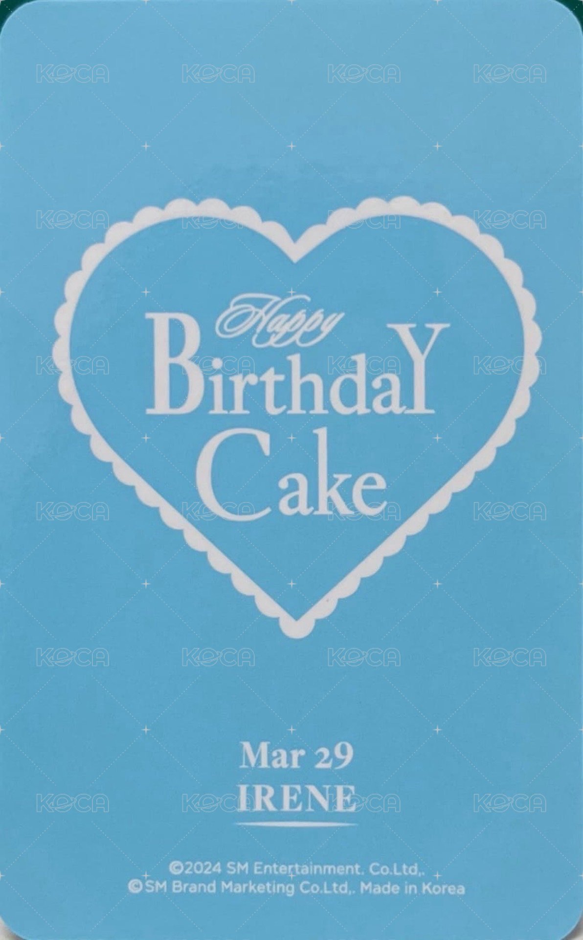 24生日 周邊卡 生日卡 背面