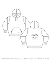 三麗鷗聯名 帽T 大學T 白