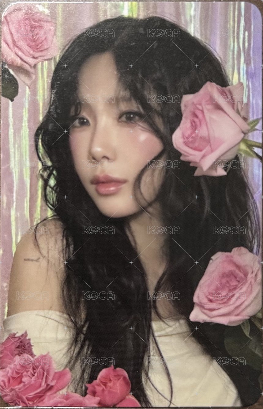 25’世巡 泰妍 TAEYEON “ The TENSE “ sm 周邊卡 香水卡 正面