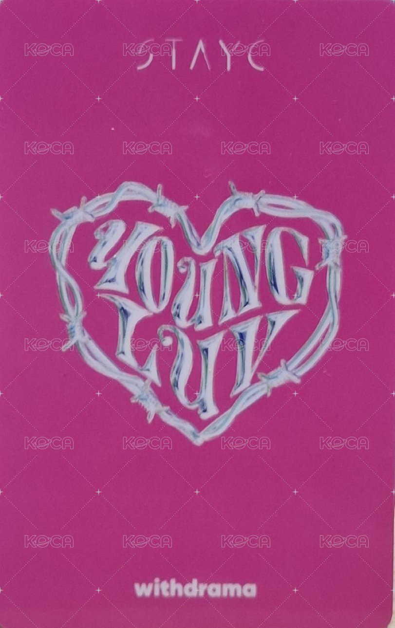 YOUNG-LUV.COM wd 幸運卡  背面